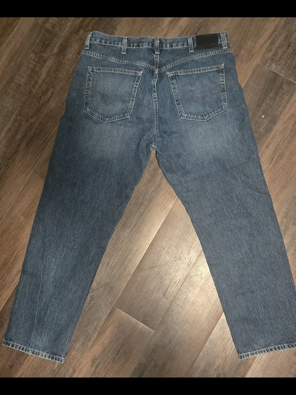 Harley-Davidson Men's Dark Blue Relaxed Jeans